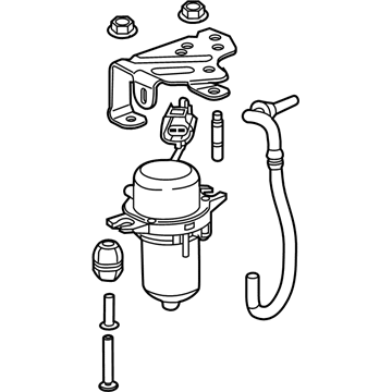 Buick 42856127 PUMP,POWER BRAKE BOOSTER(INCLUDES 6-10,13,14)