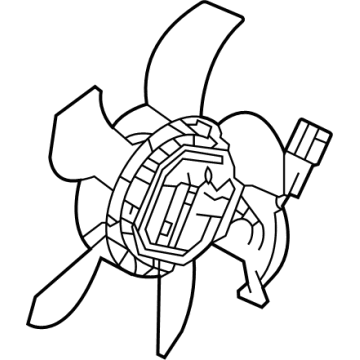 Chevy Fan Motor - 84543313
