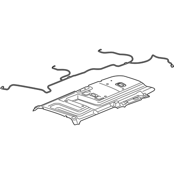 GM 19352512 Headliner, Rear