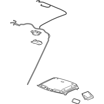 GM 22900554 Headliner, Front