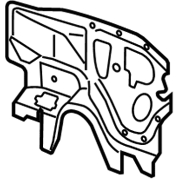 GM 15873448 Sound Absorber, Front