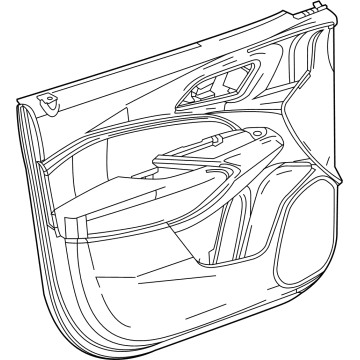 GM 42851016 Door Trim Panel, Front Driver Side