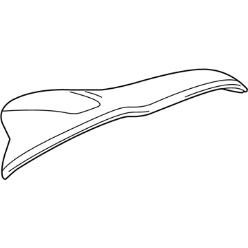 GM 13397350 Hood, Silver