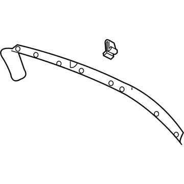 Chevy 15115134 Upper Molding