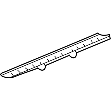 GM 13487386 Center Pillar Reinforcement Baffle