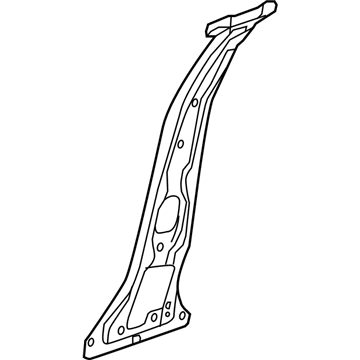 GM 39117904 Inner Center Pillar, Driver Side