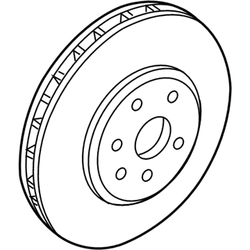 2014 Cadillac CTS Brake Disc - 19419984