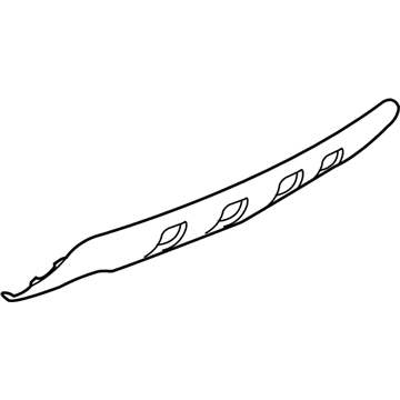 GM 19208230 Skid Plate, Silver