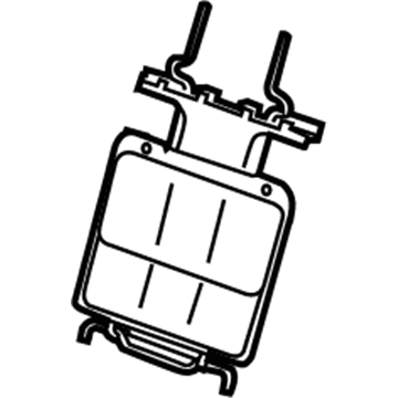 GM 20793293 Lumbar Support, Front
