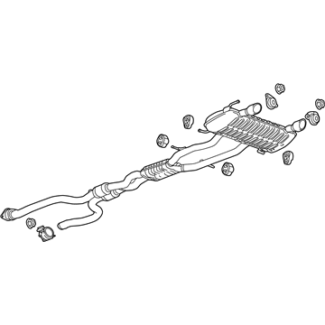 Cadillac ATS Muffler - 84399113