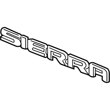 GM 15129653 Nameplate, Outer