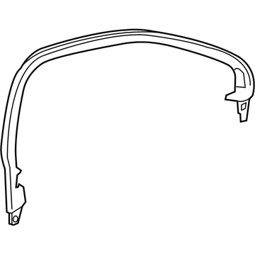 GM 26680577 Upper Trim, Front Driver Side