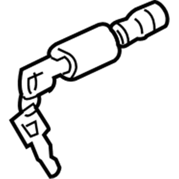 GM 96062700 Lock Assembly