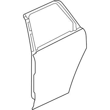 GM 25997633 Door Shell, Rear Driver Side