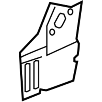 GM 23360900 Lower Extension, Rear Inner Driver Side