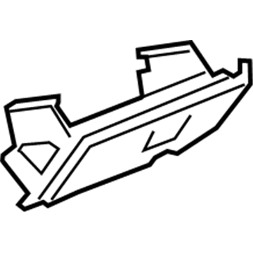GM 15139715 Knee Bolster Bracket, Passenger Side