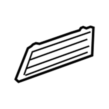GM 15805429 Air Grille, Passenger Side