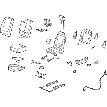 GM 25875602 Seat Assembly, Titanium