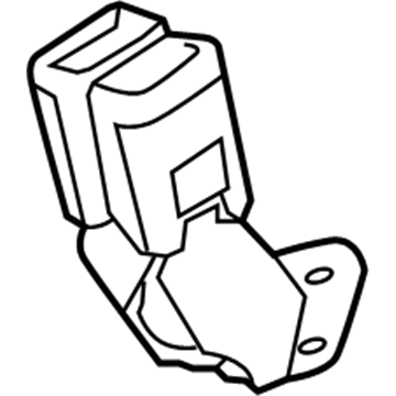 GM 19352847 Buckle, Jet Black