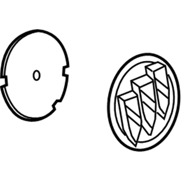 GM 39130412 Button, Rear