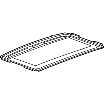 GM 22923745 Sunshade, Titanium