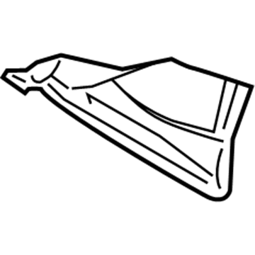 GM 25751098 Plenum Panel, Passenger Side