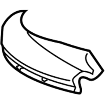 GM 25826330 Cowl Grille, Passenger Side