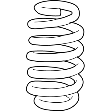 GM 23104464 Coil Spring, Rear