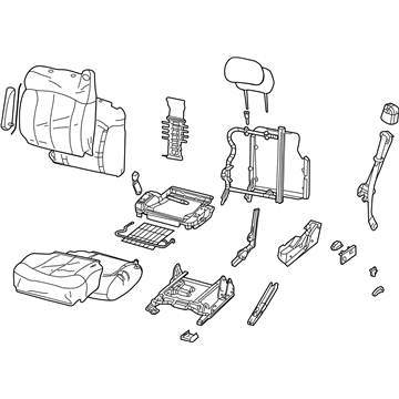 Chevy 88977557 Seat Assembly