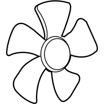 Cadillac CTS A/C Condenser Fan - 25767914