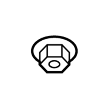 Chevy 11516783 Trailer Hitch Nut