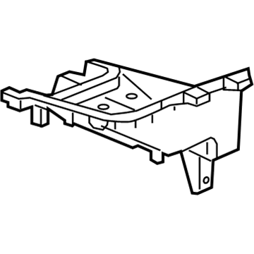 GM 42492312 Tray, Jet Black, Passenger Side