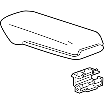 GM 42625008 Armrest, Dark Gray