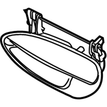 2004 Pontiac GTO Door Handle - 92085573