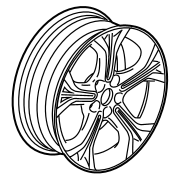 GM 42500291 Wheel, Alloy