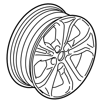 GM 42500290 Wheel, Alloy