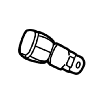 GM 88957462 Outer Buckle, Gray