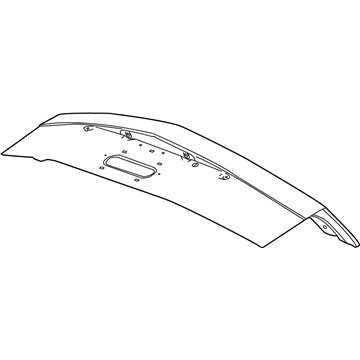 GM 84168369 Trunk Lid, Rear