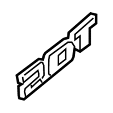 GM 84139938 Nameplate, Rear