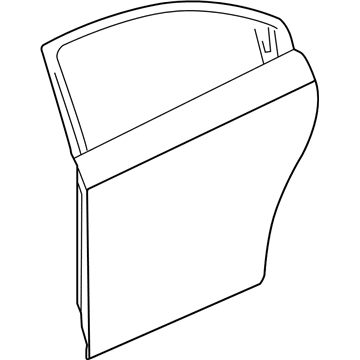 GM 15894777 Door Shell, Rear Passenger Side