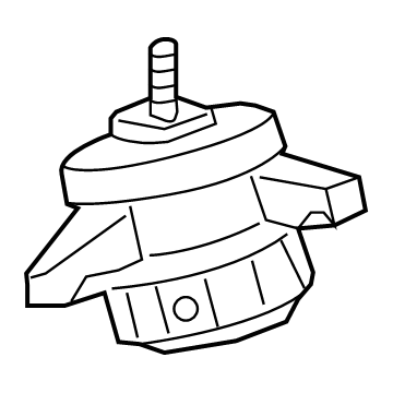 Cadillac Motor And Transmission Mount - 84468648