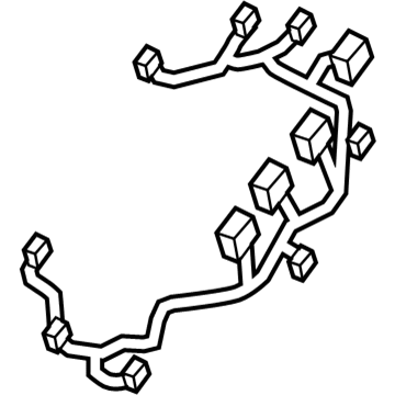 GM 22893634 Wire Harness, Front Passenger Side