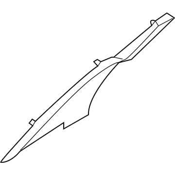 Chevy 96650190 Upper Quarter Trim