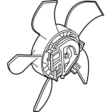 Chevy Fan Motor - 86778036
