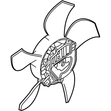 GMC Radiator fan - 84120617