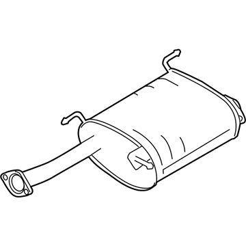 Chevy 19316295 Center Muffler