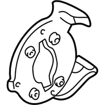 Cadillac Escalade Brake Backing Plate - 15725333
