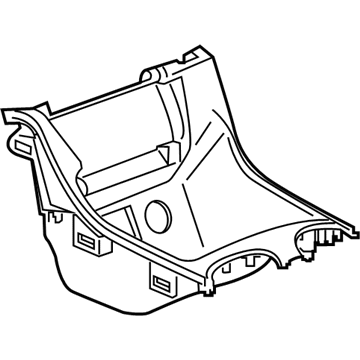 GM 84020299 Compartment, Jet Black