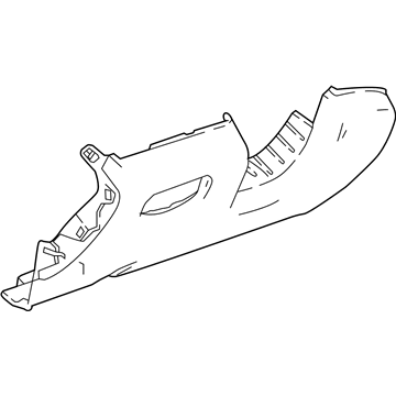 GM 84360622 Bolster, Jet Black, Driver Side