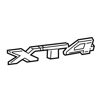 Cadillac XT4 Emblem - 42780584
